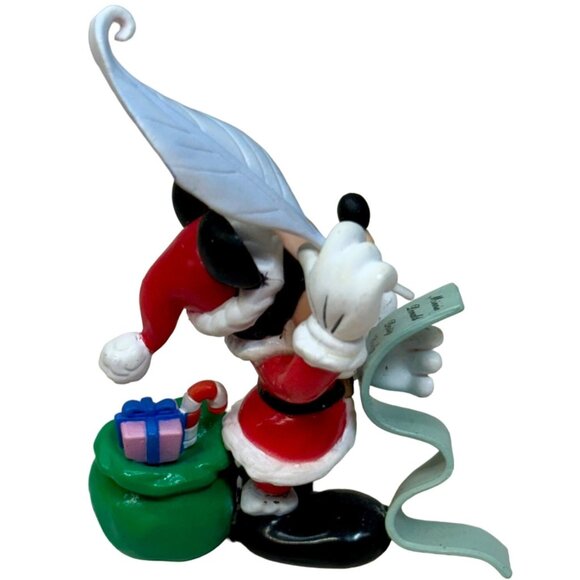 Enesco Mickey 1996 Unlimited Hanging‎ Ornament Tree-Rific Treasures Santa Mickey - Picture 4 of 11